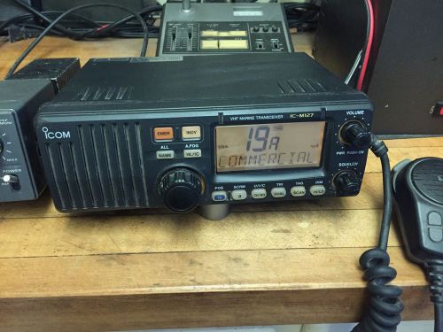 Icom ic m127 marine vhf radio