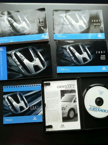 2007 honda odyssey owners manual with cd