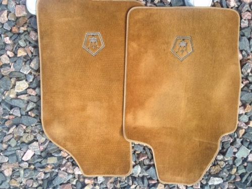 Chrysler tc maserati floor mats - ginger color