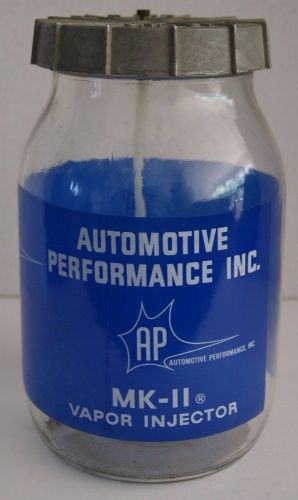 Vintage nos vapor injector automotive performance inc glass part # mk-2 mk-ii