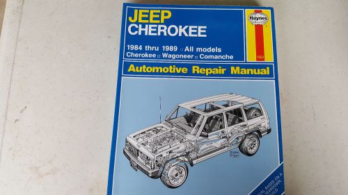 Haynes volvo jeep cherokee 1984 thru 1989 1553 repair manual wagoneer comanche