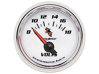 Auto meter 7192 c2 voltmeter 2-1/16" electrical (short sweep)