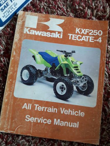 1987 kxf250-a1 tecate 4 service atv manual 99924-1085-01