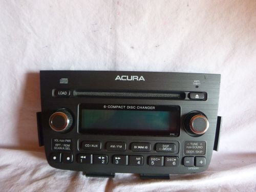 05 06 acura mdx radio 6 disc cd face plate replacement 39100-s3v-a350 3tf6