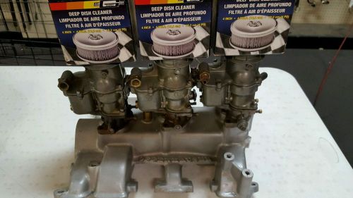 Offenhauser intake manifold and ford carbs 292, 312 v8