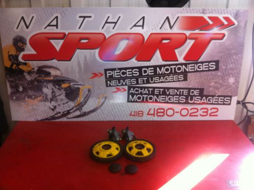 Skidoo mxz rev and rev xp 141mm rear wheel plastic yellow suspension gsx mxz