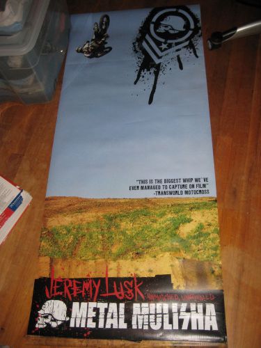 Jeremy lusk metal mulisha vinyl banner   2-sided    large
