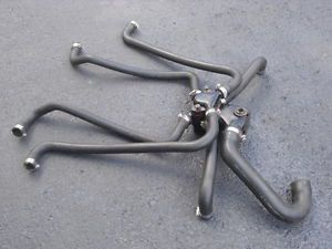 Mercruiser 305-350-898-200-v8-v6-etc thermostat housing/cover &amp; exhaust hoses