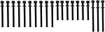 Victor gs33461 head bolt set