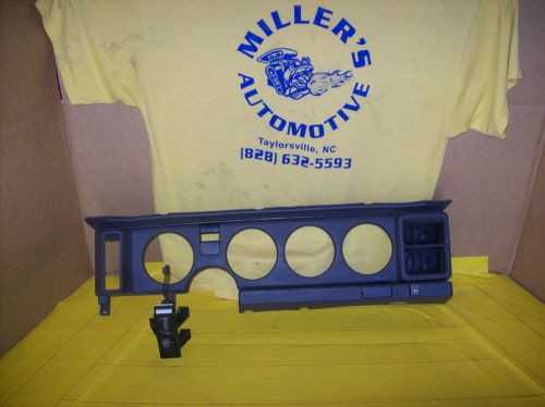 89 firebird, trans am, gta insterment cluster trim panel