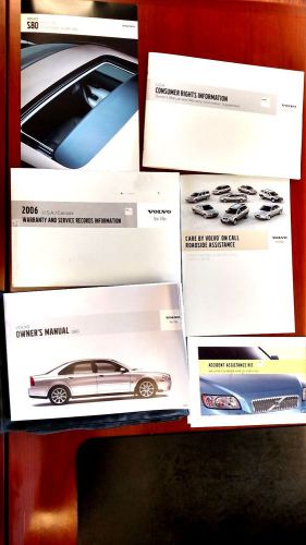2006 volvo s80 owners manual