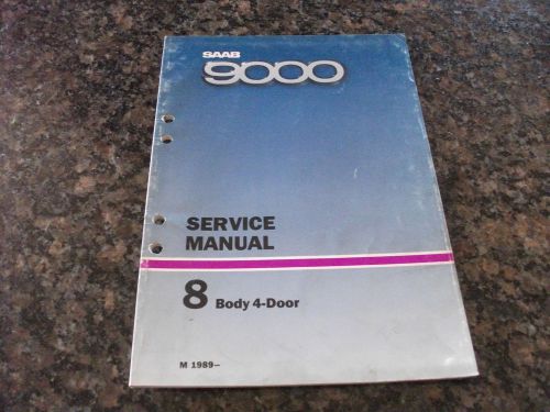 1989- saab 9000 body 4-door service manual