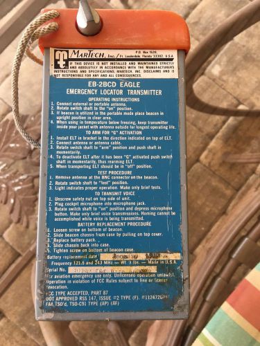 Martech aircraft elt eb-2bcd