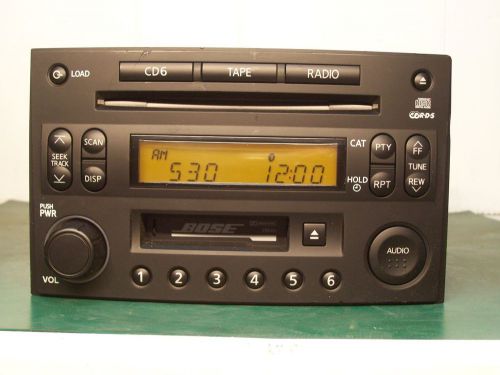 04 05 bose nissan 350z radio 6 cd changer player 28188 ce801