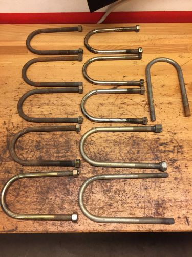 3" axle tube 1/2" u bolts race car modified leaf spring late model arca hot rod