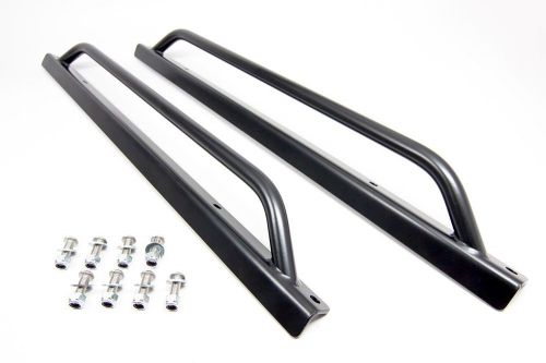 Utv inc yamaha viking 700 bed rails tie down storage rack steel black pair