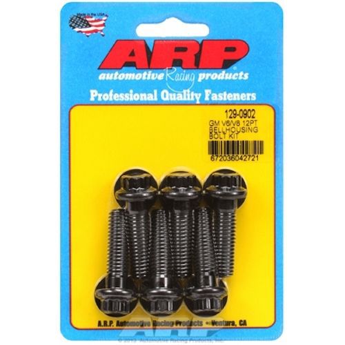 Arp 129-0902 bellhousing bolt kit, for chevrolet v6 &amp; v8, 12pt