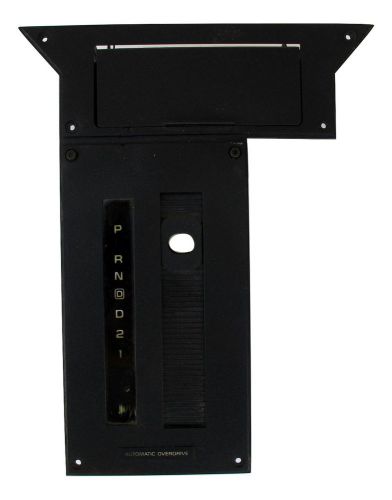 1982-92  camaro iroc z28 automatic console shift plate gm10159104