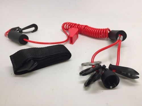 Pactrademarine killswitch redcap rope lanyard safety whistle 4keys adhesive belt
