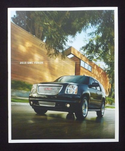 2010 gmc yukon dealer sales brochure~hybrid denali~original showroom literature