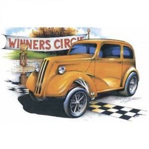Classic car t shirt  (x-large) anglia gasser (brent gill design # pos-275)