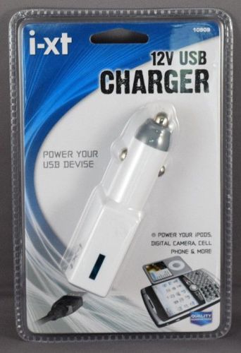 Custom accessories 12 volt single usb port charger #10909 -12v plug in-new!!!!