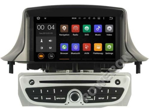 Quad core android 5.1 car stereo for renault megane iii/fluence 2009-2011 16gb