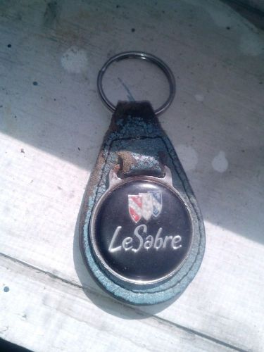 Buick lesabre leather keychain buick key chain rare antique vintage - rare