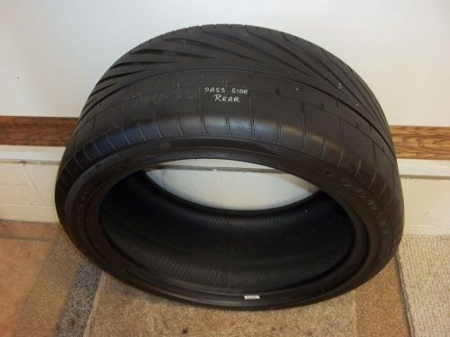 Mustang shelby gt500 rear tire goodyear eagle f1 285/30zr20 used only 2849 miles
