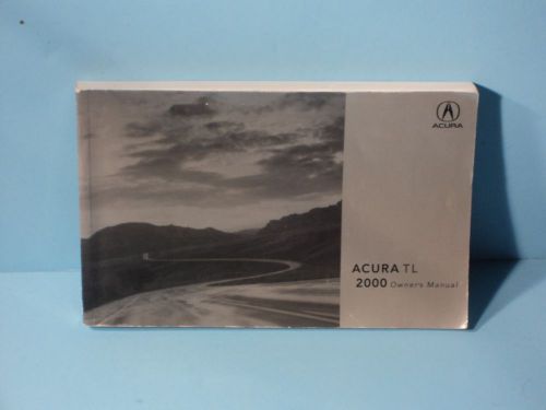00 2000 acura tl owners manual