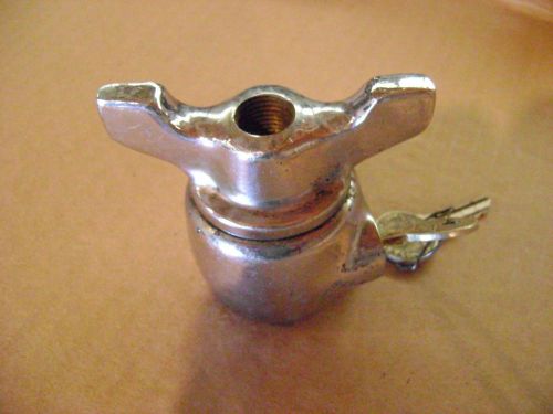 Vintage auto spare tire / side mount lock