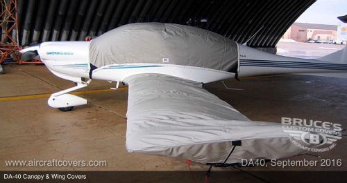 Diamond da40 wing and horizontal stabilizer cover