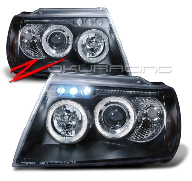 Purchase 19992004 JEEP GRAND CHEROKEE LED PROJECTOR HEADLIGHTS BLACK