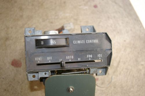 1969 1970? cadillac ac heater dash selector unit nice a+ shape 69 70?