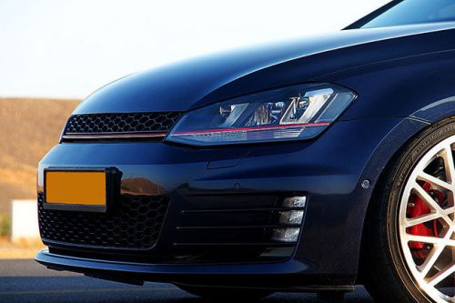 Vw-golf mk7 gti style lighting package badgeless mesh euro sport front grill 15-