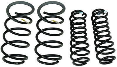 Ford racing lowering springs front and rear coils blue 1" drop ford setof4