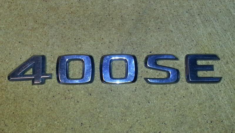 Original 92 1992 mercedes 400se 400 se trunk rear emblem logo decal symbol
