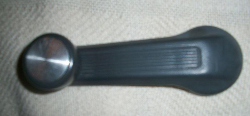 Honda civic accord delsol manual door window crank handle knob dark grey 86-00