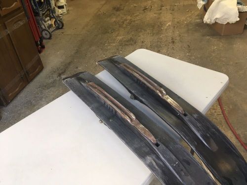 Used snowmobile skis