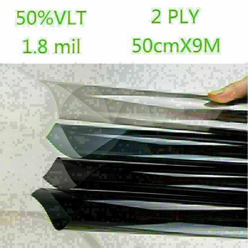 50cm*9m Car Black Car Home Glass Window Tint Film and shade Roll 2PLY 50% VLT F, US $64.10, image 3