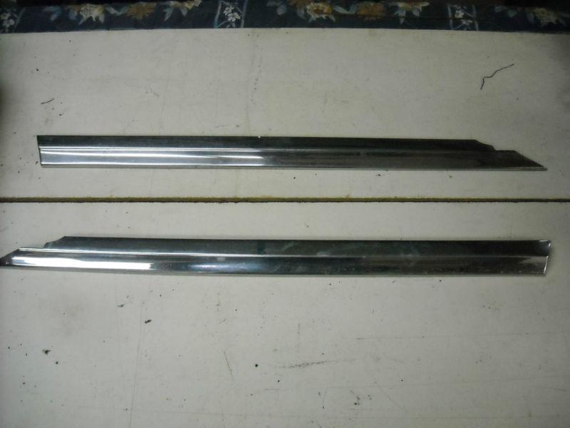 1955 chrysler imperial door top stainless trim 2dr hrdtp