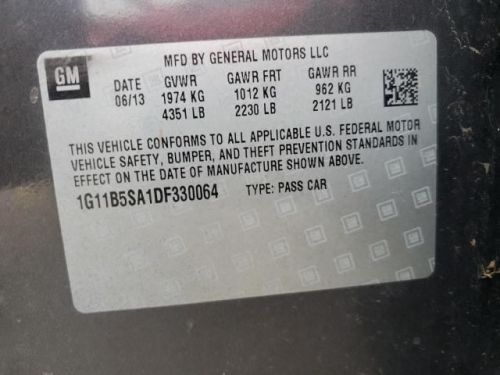 Automatic Transmission 6 Speed Opt MH8 Fits 13 MALIBU 569335, US $850.00, image 6