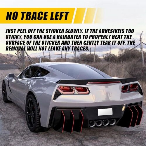 6X Smoke Side Marker Reflector Vinyl Tint Overlay For 14-19 Chevrolet CorvetteC7, US $15.99, image 4