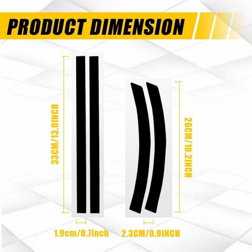 6X Smoke Side Marker Reflector Vinyl Tint Overlay For 14-19 Chevrolet CorvetteC7, US $15.99, image 10