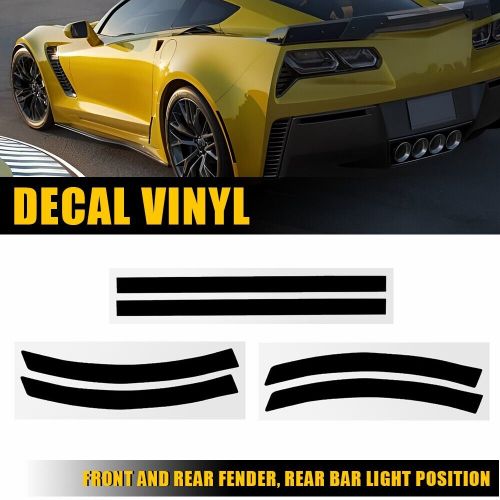 6X Smoke Side Marker Reflector Vinyl Tint Overlay For 14-19 Chevrolet CorvetteC7, US $15.99, image 12