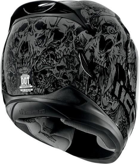 NEW ICON AIRMADA PARAHUMAN BLACK FULL FACE MOTORCYCLE STREET HELMET SIZE:MEDIUM, US $250.00, image 2