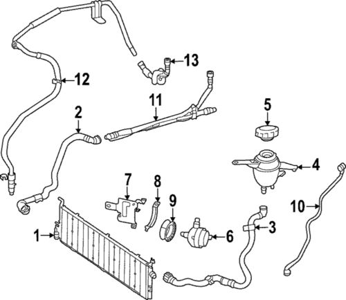 Genuine mercedes-benz front pipe 206-501-69-00