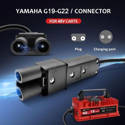YILEIDE 15 Amp 48 Volt Golf Cart Battery Charger for YAMAHA G19-G22 Carts, US $89.95, image 5
