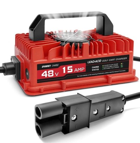 YILEIDE 15 Amp 48 Volt Golf Cart Battery Charger for YAMAHA G19-G22 Carts, US $89.95, image 6