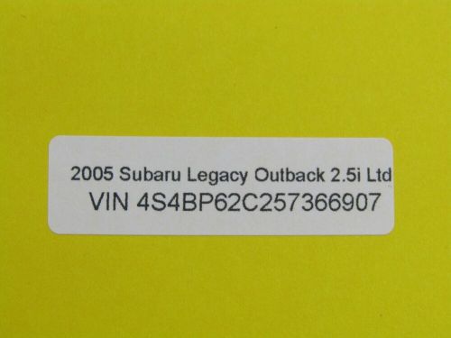 2004-2005 Subaru Outback Throttle Body Valve OEM 16112AA010, US $83.96, image 3